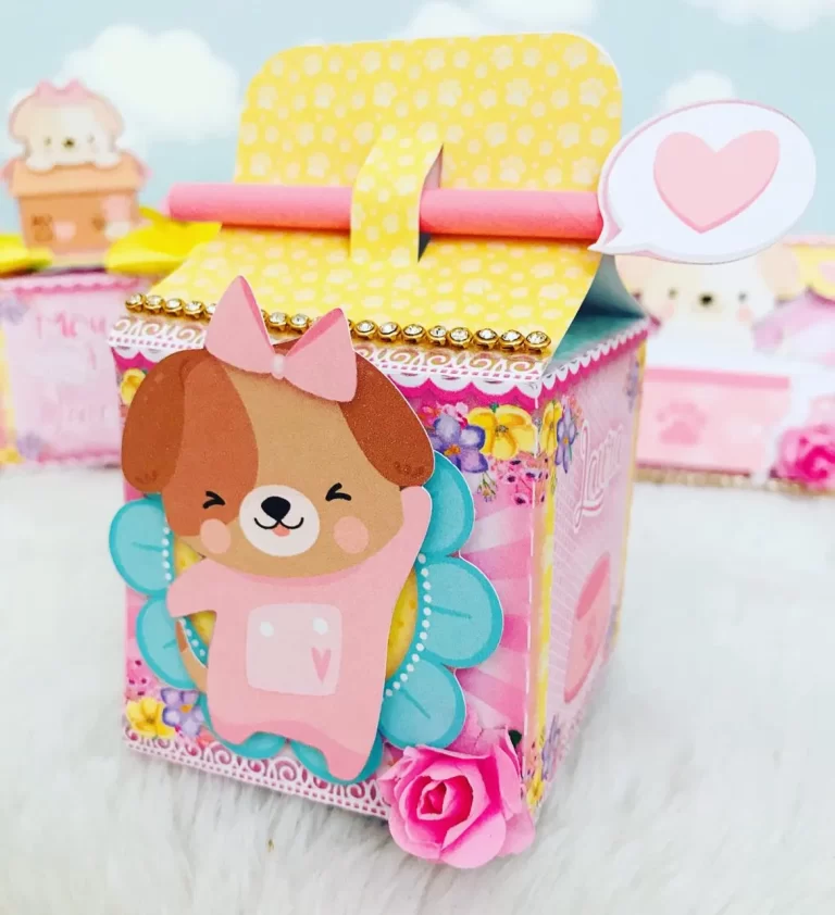 Kit de arquivos digitais para personalizados de aniversário tema Cachorrinho em Studio e PDF.