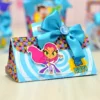 Topper de bolo tema de aniversário Jovens Titãs em arquivo digital pronto para imprimir e cortar.