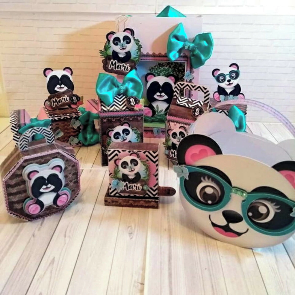 Aniversário Tema Panda Studio e Pdf
