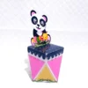 Kit digital de aniversário Pandinha Rosa com arquivos de corte Studio e PDF.