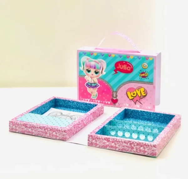 Arquivo de corte para personalizados de aniversário tema da Lol Surprise no Studio e PDF.