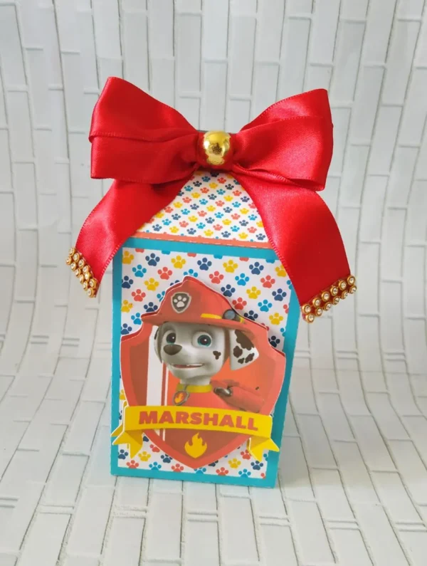 Topper de bolo e elementos de decoração para aniversário tema Patrulha Canina pronto para imprimir e cortar.