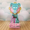 Topper de bolo e elementos de decoração tema Coringa e Arlequina pronto para imprimir e recortar.