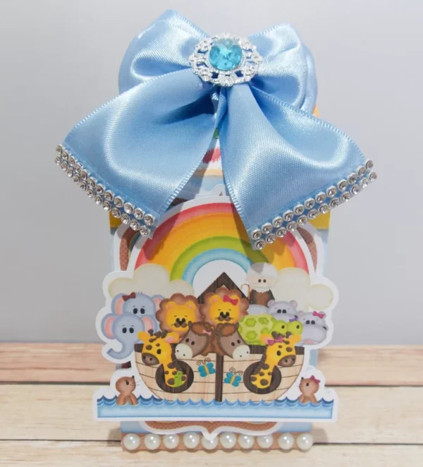 Kit de arquivos digitais para personalizados de aniversário tema Arca de Noé.