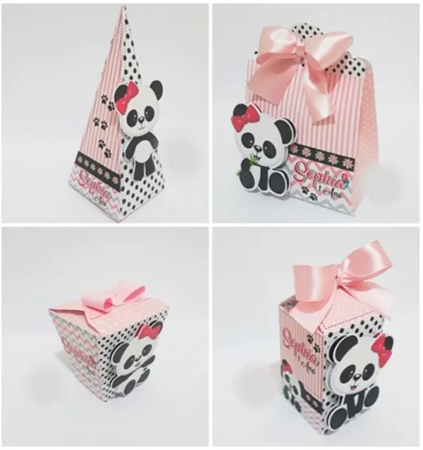 Arquivo de corte para personalizados no tema Panda em formato Silhouette Studio.