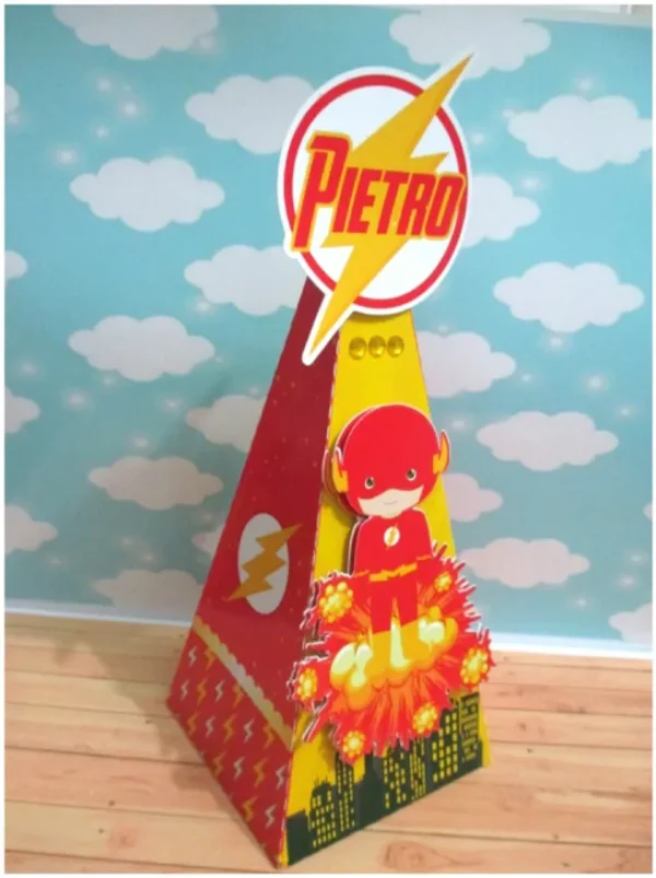 Arquivo de corte para festa infantil no tema Flash em Studio.