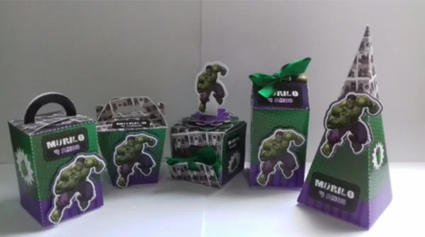 Arquivo de corte digital no tema Hulk para Silhouette Studio.