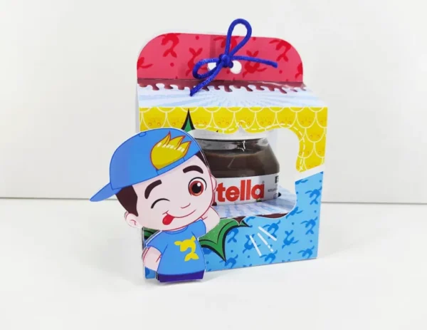 Personalizados para decoração de Páscoa Luccas Neto em arquivo digital Studio e PDF.