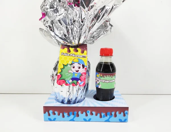 Elementos de decoração de Páscoa tema Luccas Neto prontos para imprimir e recortar.