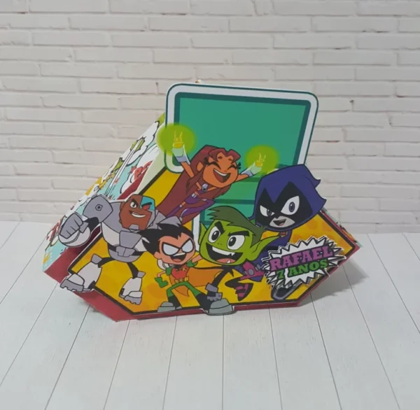Personalizados para festa tema Jovens Titãs em arquivo digital de corte para Silhouette.