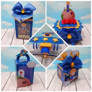 Arquivo de corte digital tema Pequeno Príncipe no formato Studio para máquinas Silhouette, pronto para imprimir e recortar com alta precisão em papelaria personalizada.