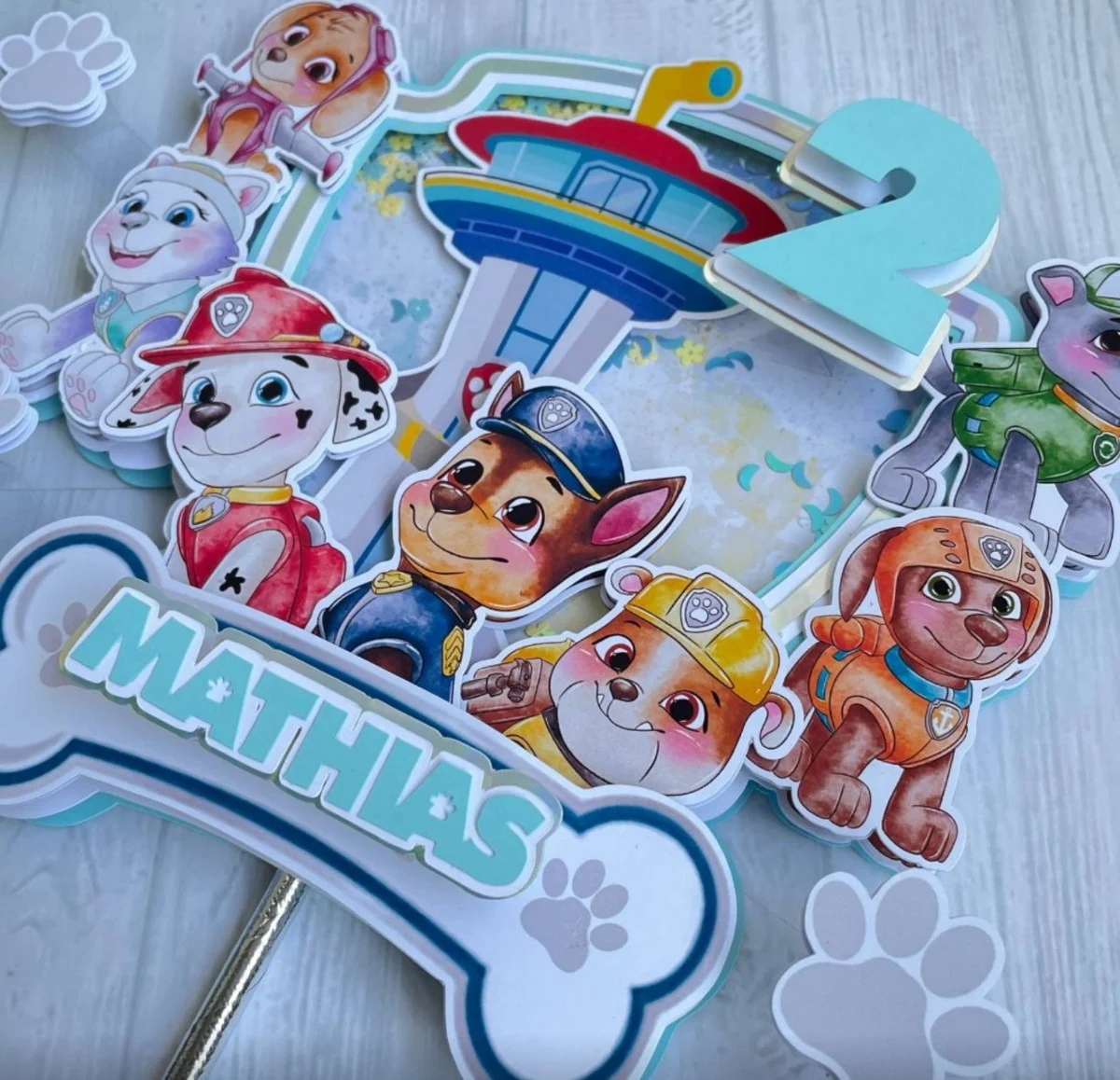 Arquivo Topo de Bolo Patrulha Canina Studio