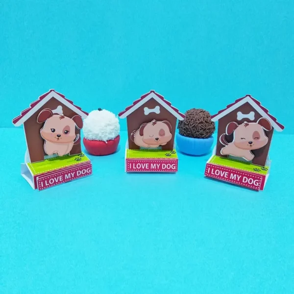 Arquivo digital de corte no tema Cachorrinhos em formatos Studio e PDF para personalizados.