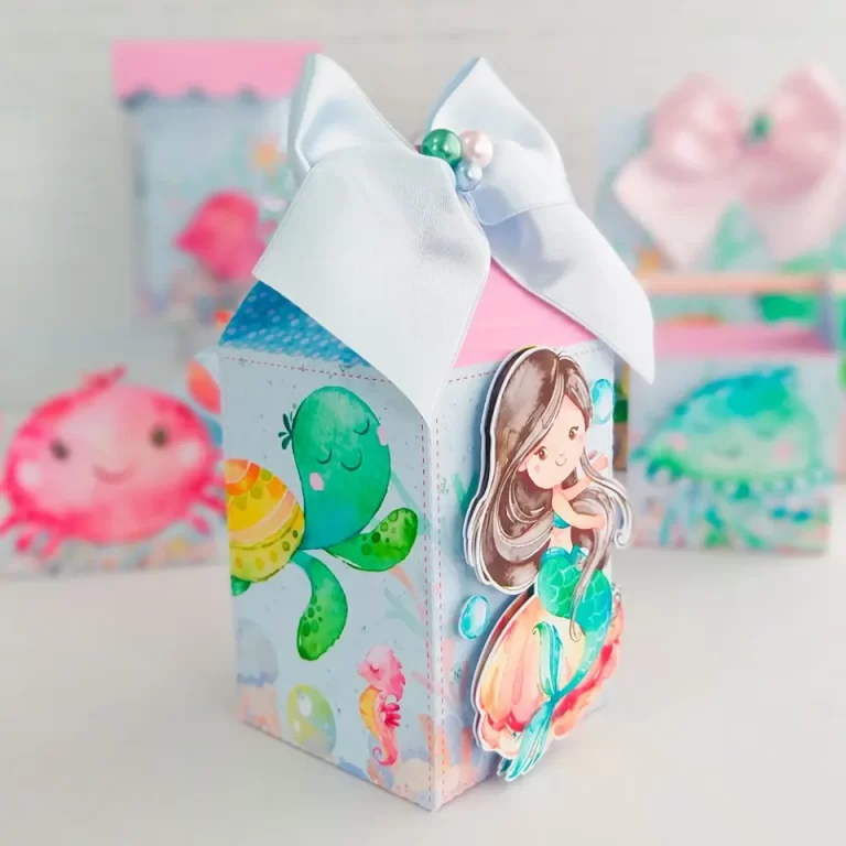 Arquivo digital para personalizados e decoração no tema fundo do mar rosa.