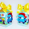 Arquivo de corte para festa infantil no tema Leo o Caminhão em Studio e PDF.