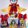 Kit de arquivos digitais para personalizados de aniversário tema Mulher Maravilha.