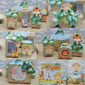 Kit de arquivos digitais tema Safari em Studio e PDF prontos para uso.