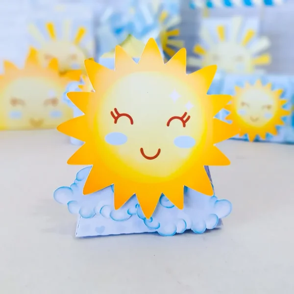 Personalizados de festa Sunshine em arquivo digital Studio e PDF.