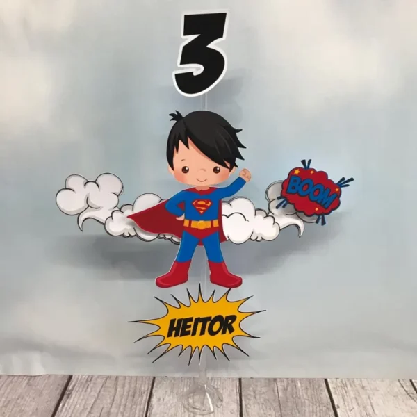 Personalizados de festa Super Homem em arquivo digital Studio e PDF.