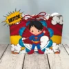 Arquivo de corte para festa infantil no tema Super Homem em Studio e PDF.