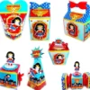 Kit de arquivos digitais para personalizados de aniversário infantil tema Mulher Maravilha.