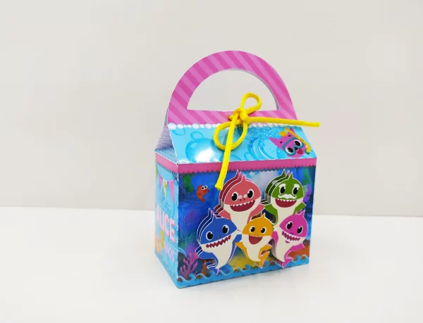 Arquivo de corte para centro de mesa de aniversário no tema Baby Shark em múltiplos formatos.