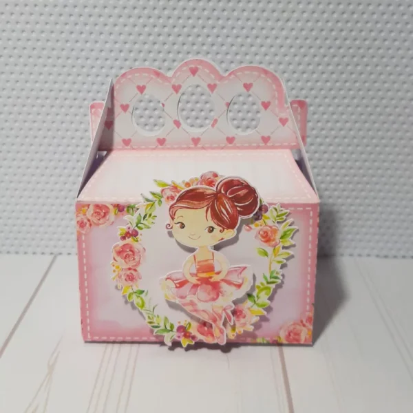 Kit digital de centro de mesa Bailarina com arquivos de corte Studio e PDF.