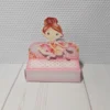Personalizados de aniversário tema Bailarina para centro de mesa em arquivo digital.
