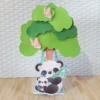Arquivo de corte para centro de mesa de aniversário tema Panda no Studio e PDF.