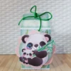Kit digital de centro de mesa Panda com arquivos de corte Studio, PNG e PDF.