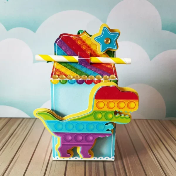 Kit de arquivos digitais para personalizados de centro de mesa tema Pop It.