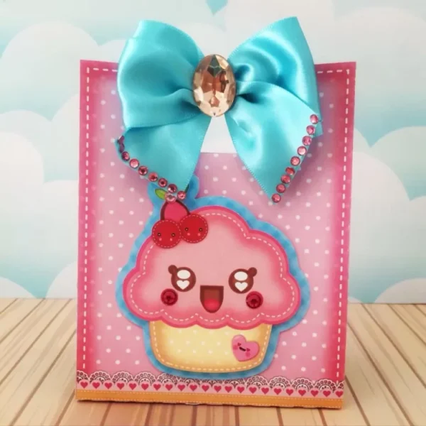 Elementos de decoração de mesa no tema confeitaria em arquivo digital pronto para corte.
