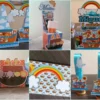 Arquivo digital para decoração de aniversário no tema Arca de Noé em formato Studio.