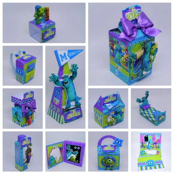 Decoracao Aniversario Monstros Sa Studio