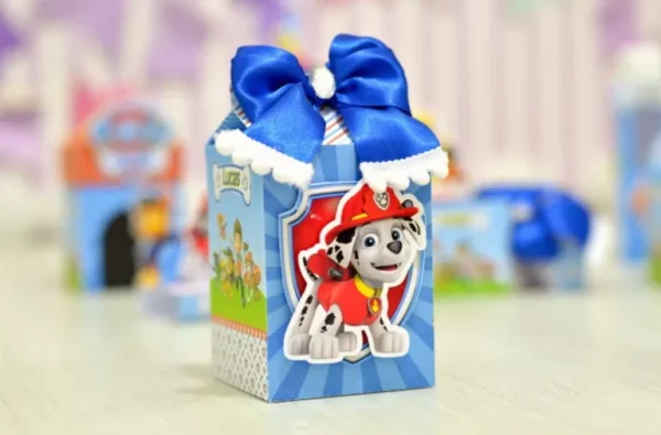 Kit de arquivos digitais para personalizados de aniversário tema Patrulha Canina compatível com Silhouette Studio.