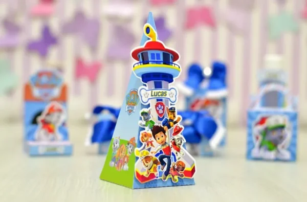 Personalizados de festa Patrulha Canina em arquivo digital para Silhouette Studio.