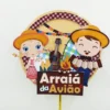 Moldes digitais de decoração para arraiá de festa junina nos formatos Studio, PNG e PDF para impressão de alta resolução e personalizados de festas típicas.