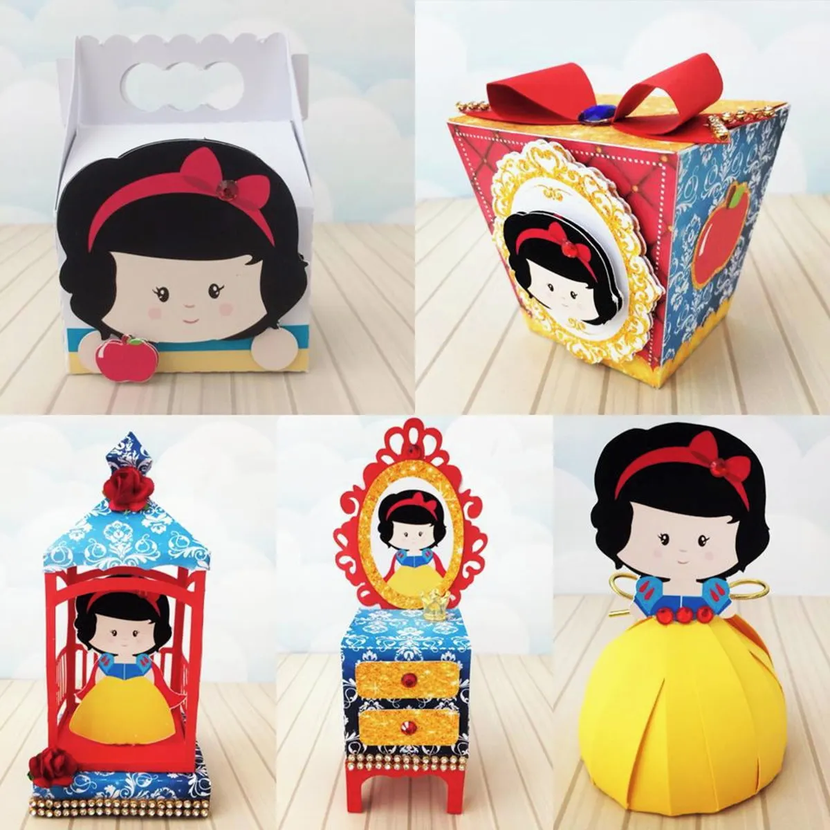 Decoração Branca de Neve Luxo Studio e Pdf