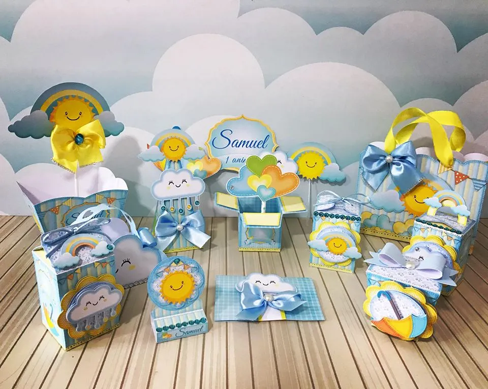 Decoração Chuva de Amor Luxo Studio Png e Pdf