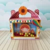 Arquivo para topo de bolo e itens de papelaria tema Festa Junina Menina nos formatos Studio, PNG e PDF, pronto para imprimir e recortar com alta precisão.