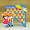 Molde de topo de bolo temático decoração festa junina simples nos formatos Studio e PDF para decoração de festas e impressão em alta resolução.