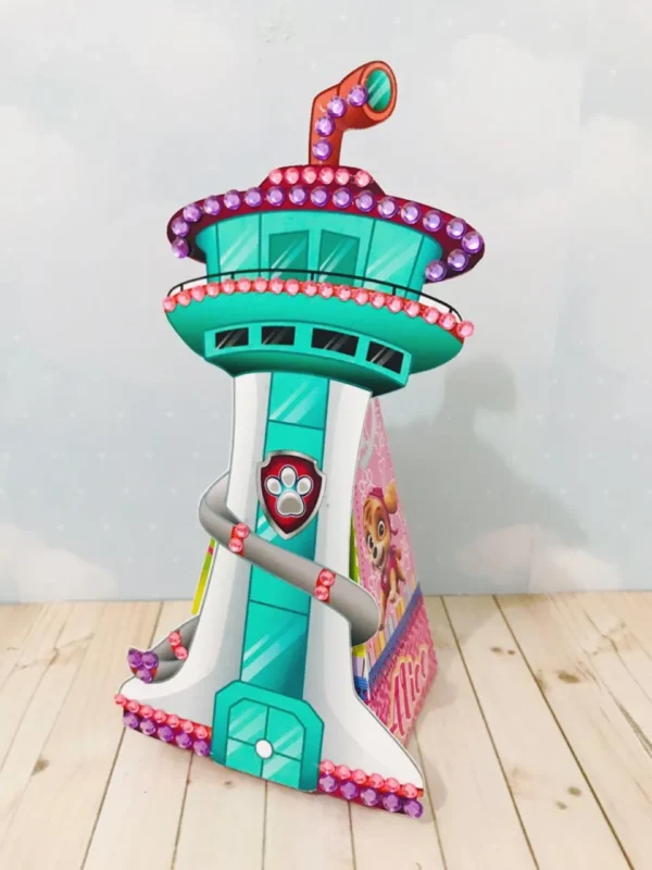 Arquivo de corte para decoração de festa de aniversário no tema Skye e Everest em Studio e PDF.