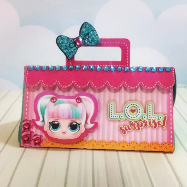 Kit digital de decoração infantil Lol Surprise com arquivos de corte Studio e PDF.