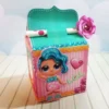 Arquivo de corte para personalizados de decoração infantil tema Lol Surprise no Studio e PDF.