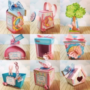 Arquivo de corte para festa de aniversário luxo tema Jardim das Borboletas no Studio e PDF.