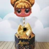 Kit digital de aniversário Lol Queen Bee com arquivos de corte Studio, PNG e PDF.