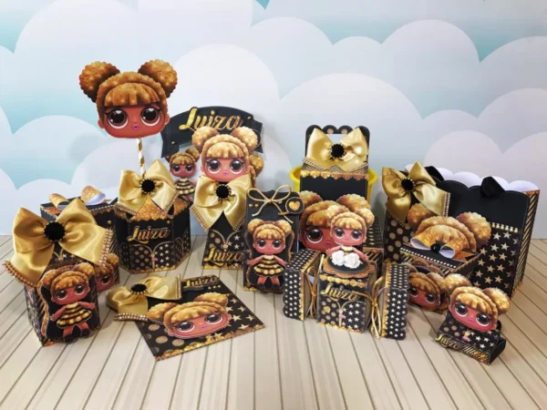 Arquivo digital para decoração no tema Lol Queen Bee em formatos Studio, PNG e PDF.