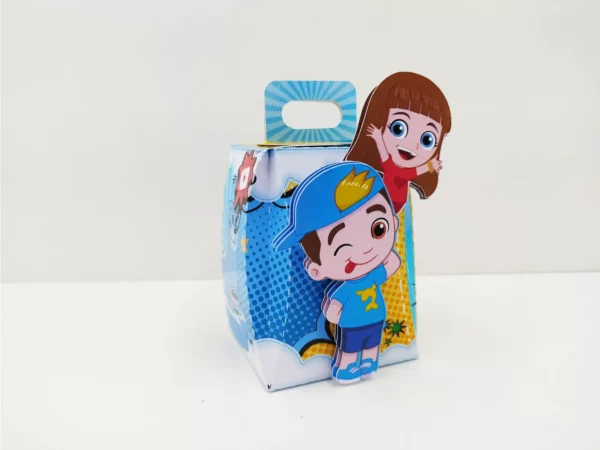 Topper de bolo e elementos de decoração tema Luccas Neto prontos para imprimir e recortar.