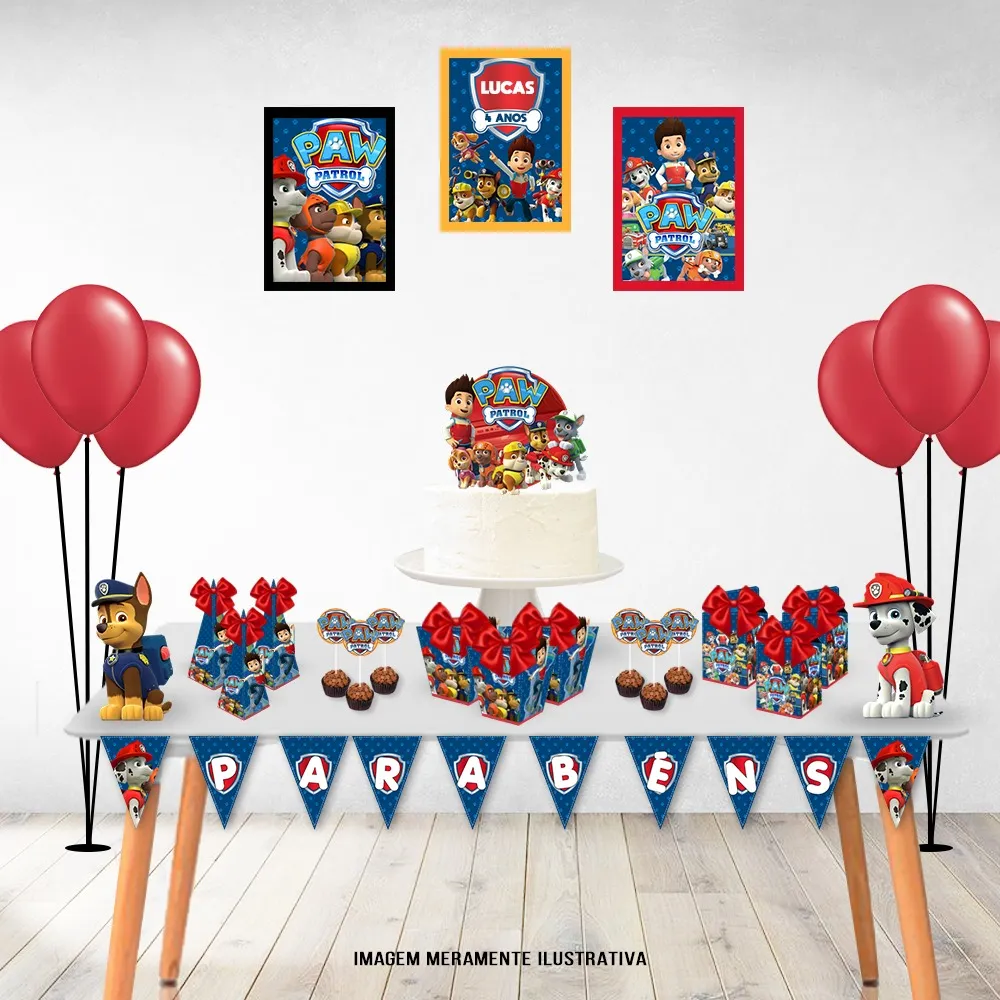 Decoracao Patrulha Canina Simples Studio e Pdf