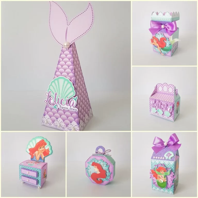 Decoração Pequena Sereia Luxo Studio Png e Pdf